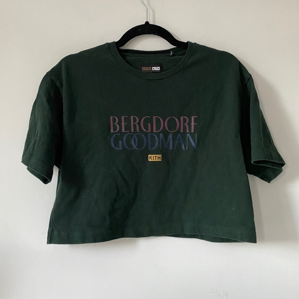 KITH X Bergdorf Goodman Cropped Tee Small